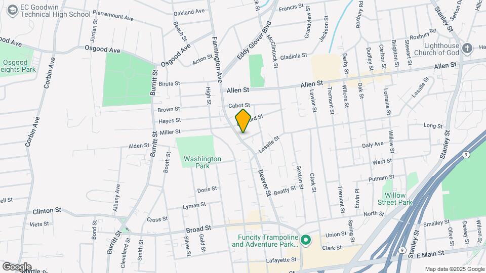 23 Farmington Ave Map and Location Details