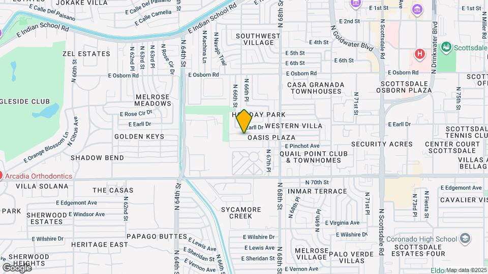 6628 E Avalon Dr Map and Location Details