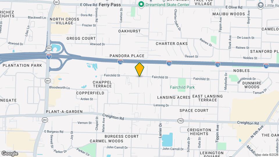 7322 Mangum Dr Map and Location Details