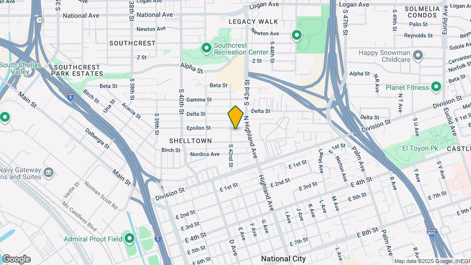 4215 Epsilon St Mapa y Detalles de la Ubicación