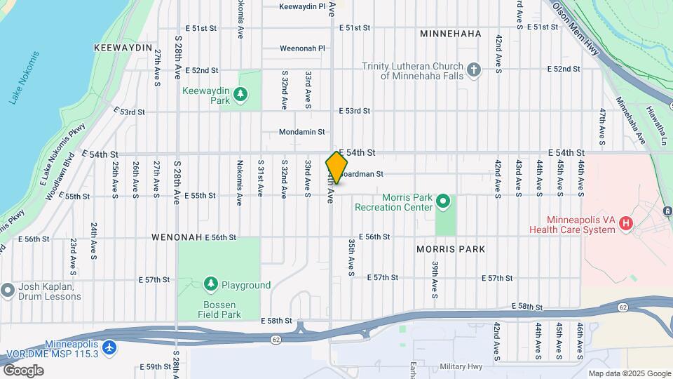 5455 34th Ave S Map and Location Details