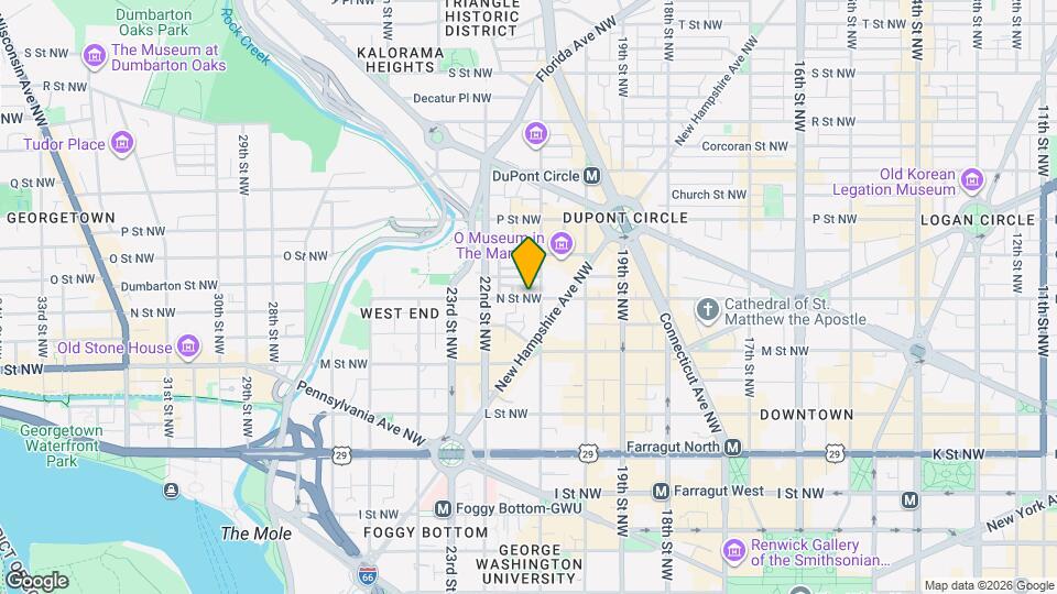 2119 N St NW, Unit Unit 3 Map and Location Details