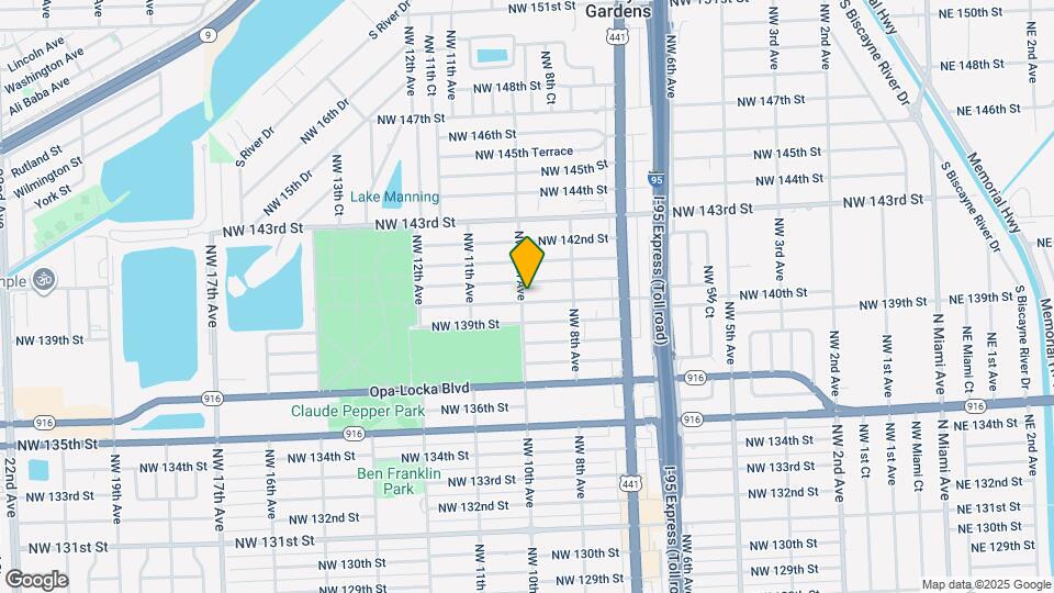 14001 NW 10th Ave Map and Location Details