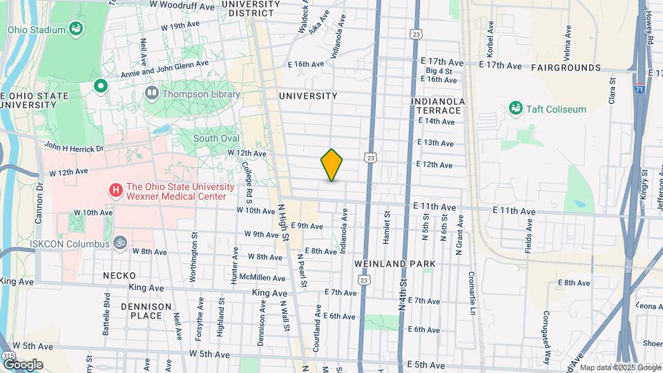 119 Chittenden Ave Mapa y Detalles de la Ubicación