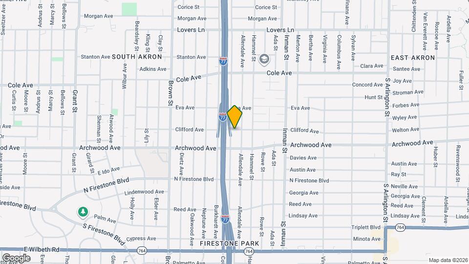 638 Clifford Ave Mapa y Detalles de la Ubicación