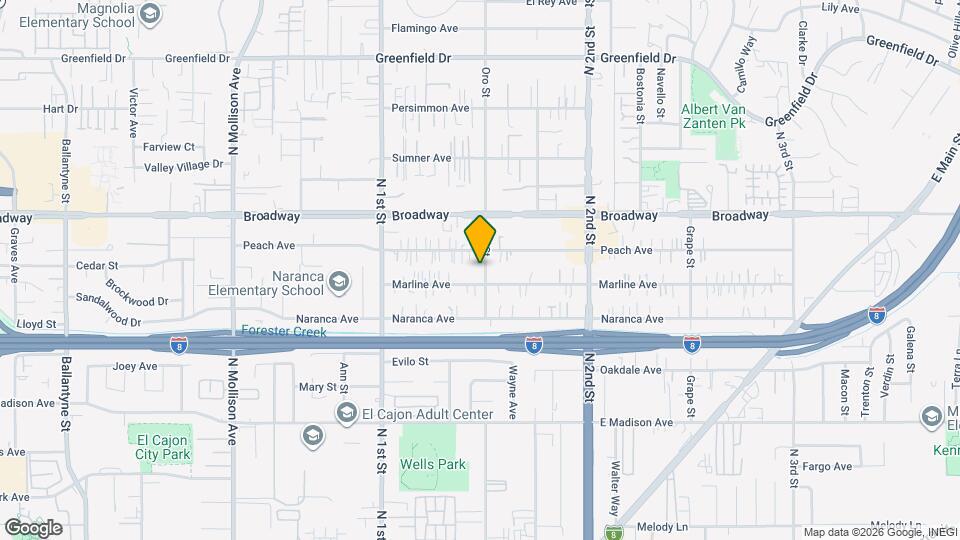 816 Oro St Map and Location Details