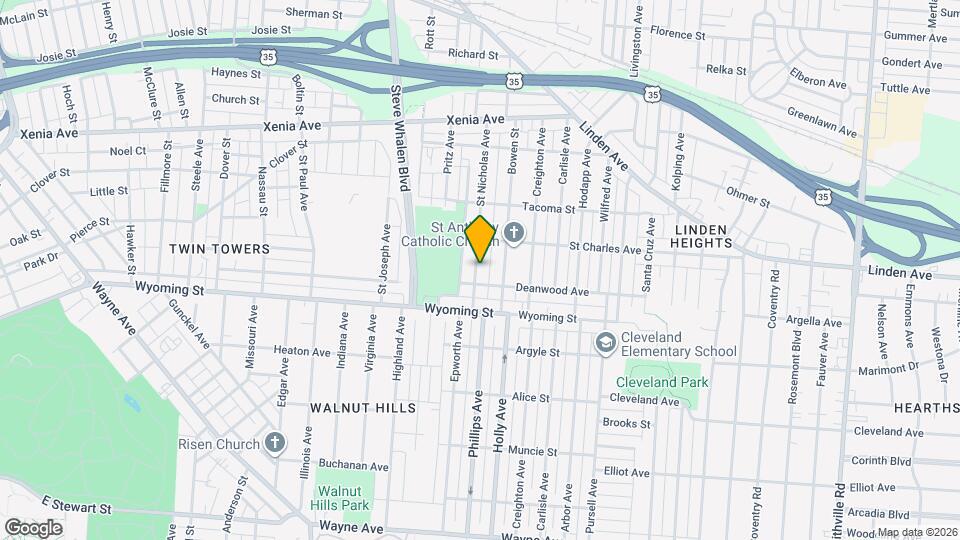 836 St Nicholas Ave Map and Location Details