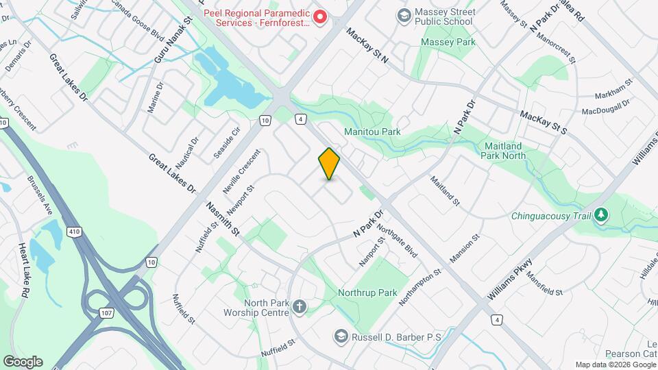 45 Nottingham Crescent Map and Location Details