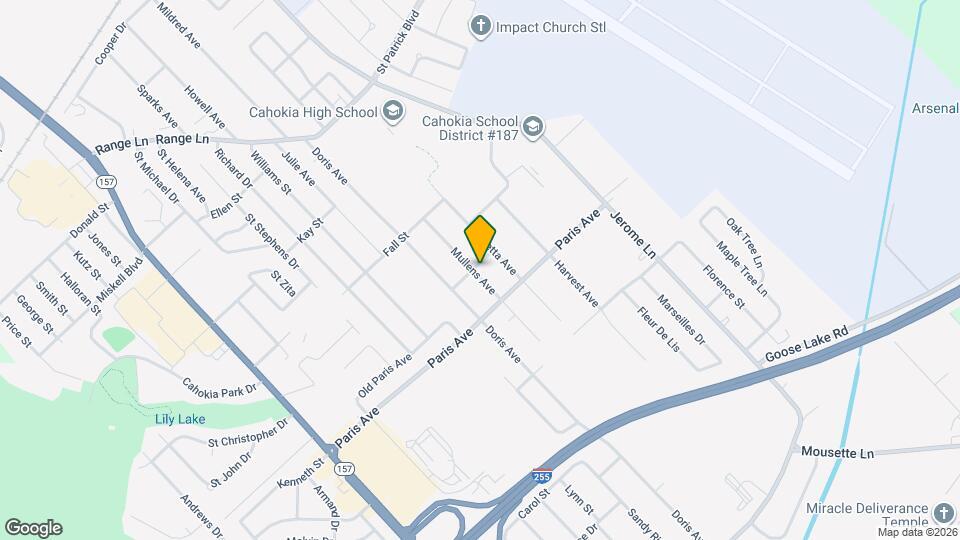 1729 Mullens Ave Map and Location Details