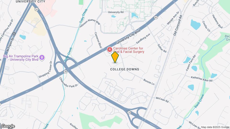 8917 Nottoway Dr Map and Location Details