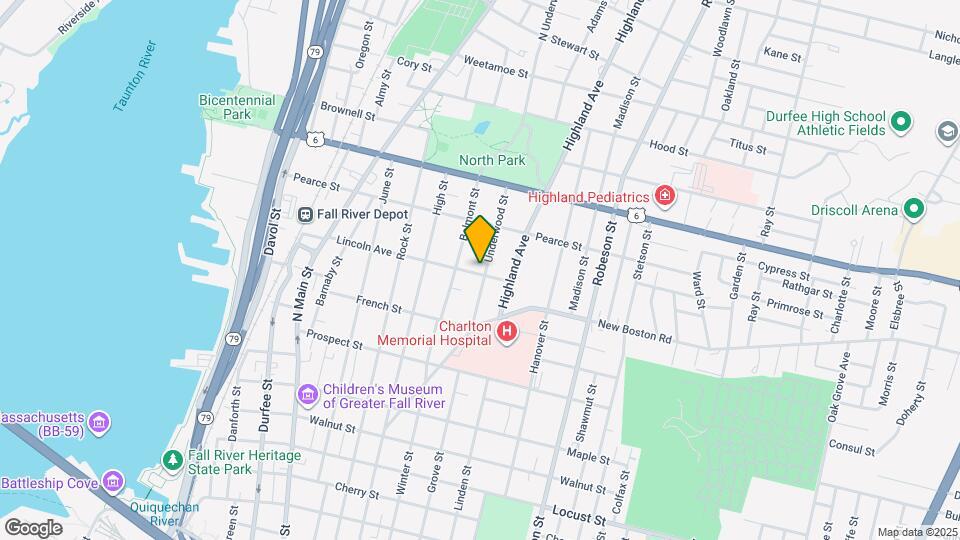 130 Underwood St Map and Location Details