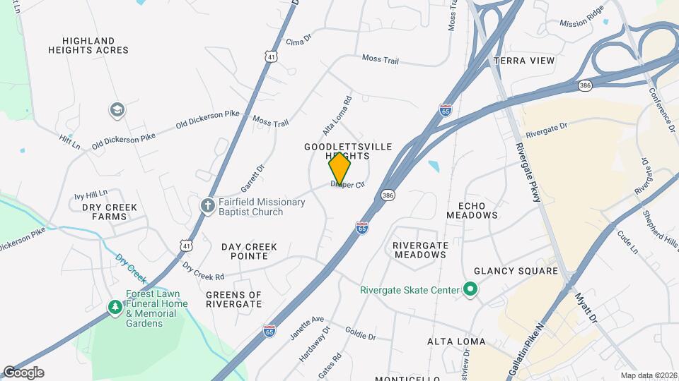 326 Draper Cir Mapa y Detalles de la Ubicación
