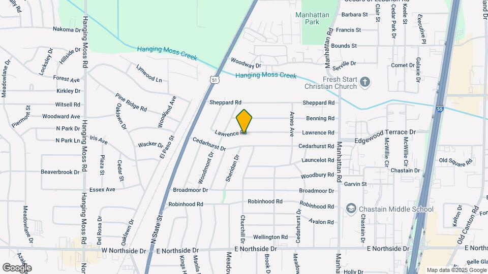 351 Lawrence Rd Map and Location Details