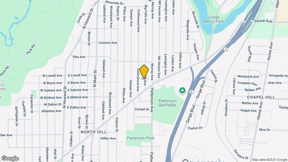 1006 Big Falls Ave Map and Location Details