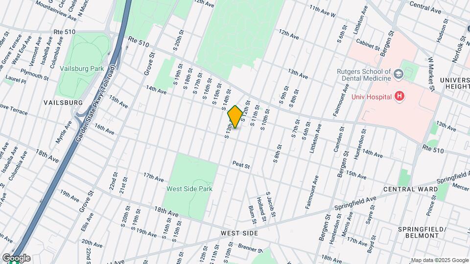 453 S 12th St, Unit 1 Mapa y Detalles de la Ubicación