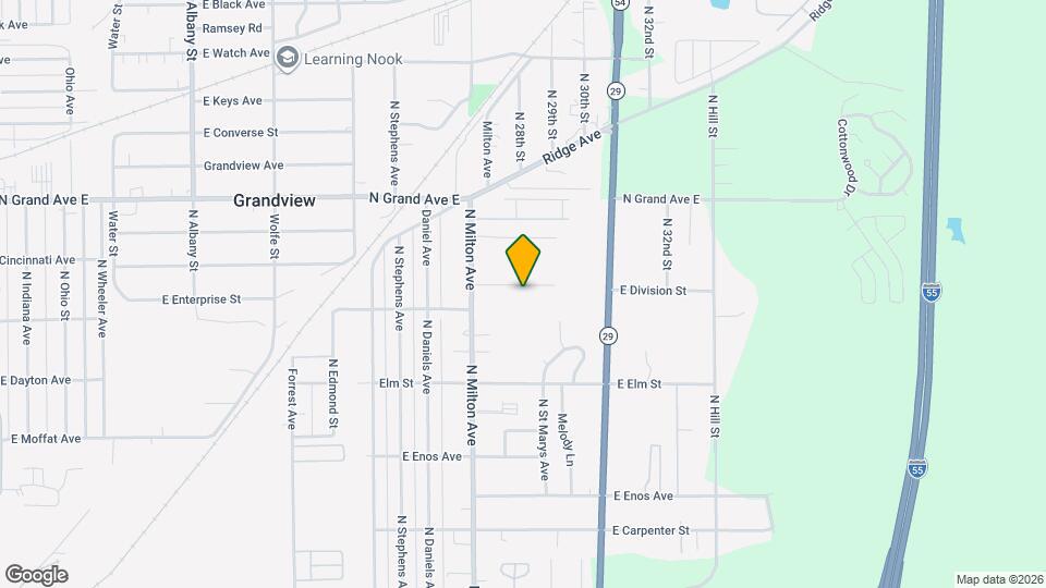 3036 Louise Ln Map and Location Details