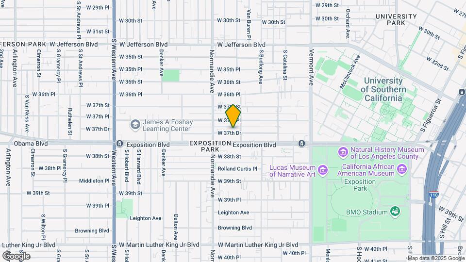 1329 W 37th Dr Map and Location Details