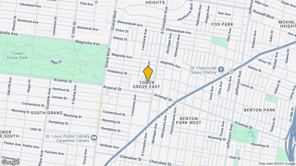 2920 Virginia Ave Map and Location Details