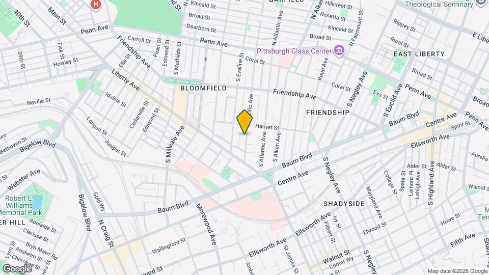 420 S Pacific Ave Map and Location Details