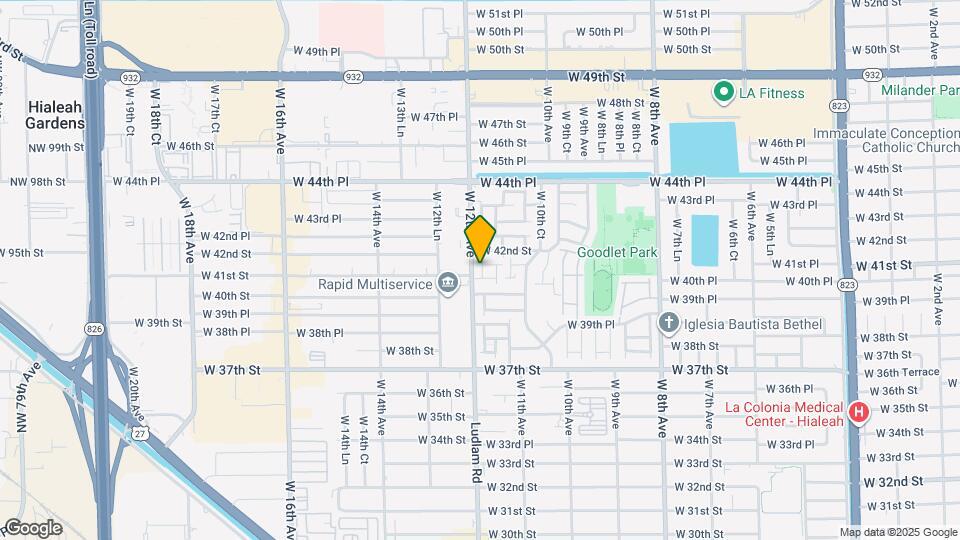 4120 W 11th Ln Map and Location Details