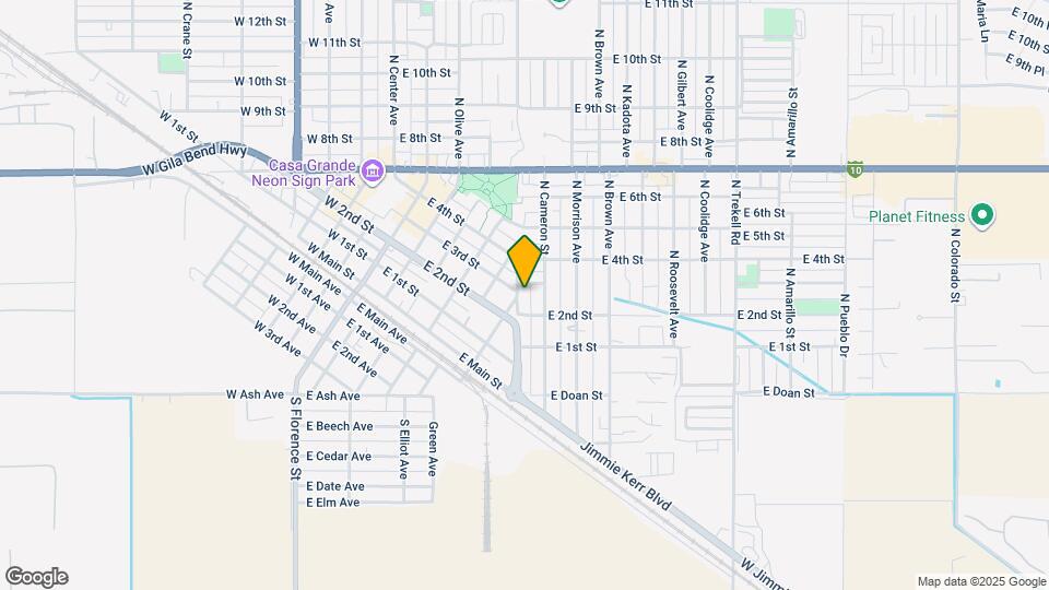 216 N Casa Grande Ave Map and Location Details