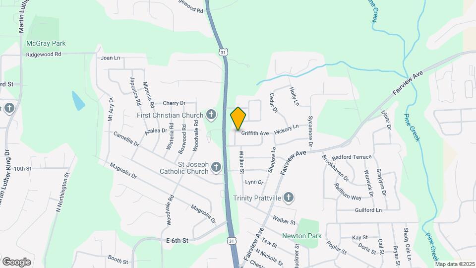 102 Griffith Ave Map and Location Details