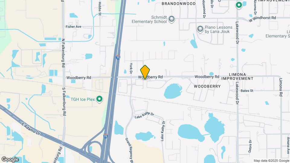 2320 Lake Woodberry Cir Map and Location Details