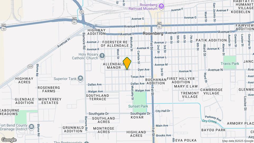 1400 Dyer Ave Map and Location Details