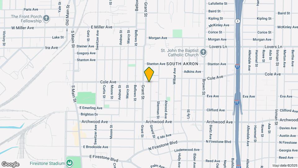 308 Cole Ave Map and Location Details