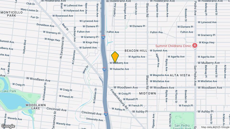 1144 W Mulberry Ave Map and Location Details