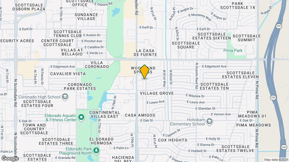 2624 N 80th Pl, Unit SI ID1558622P Map and Location Details