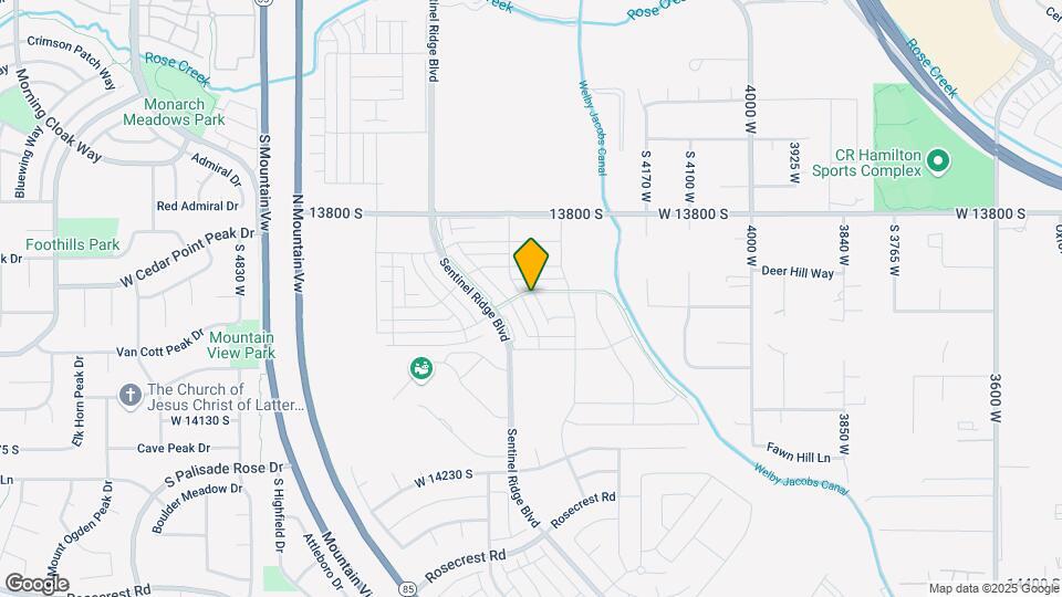 13947 S Champlin Peak Dr Map and Location Details