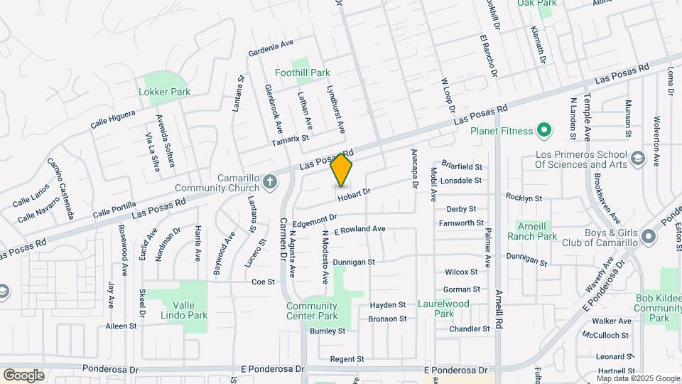 1530 Dapple Ave Mapa y Detalles de la Ubicación