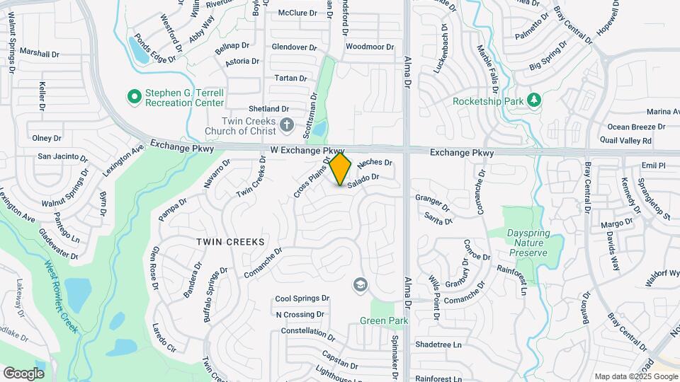 1411 Salado Dr Map and Location Details