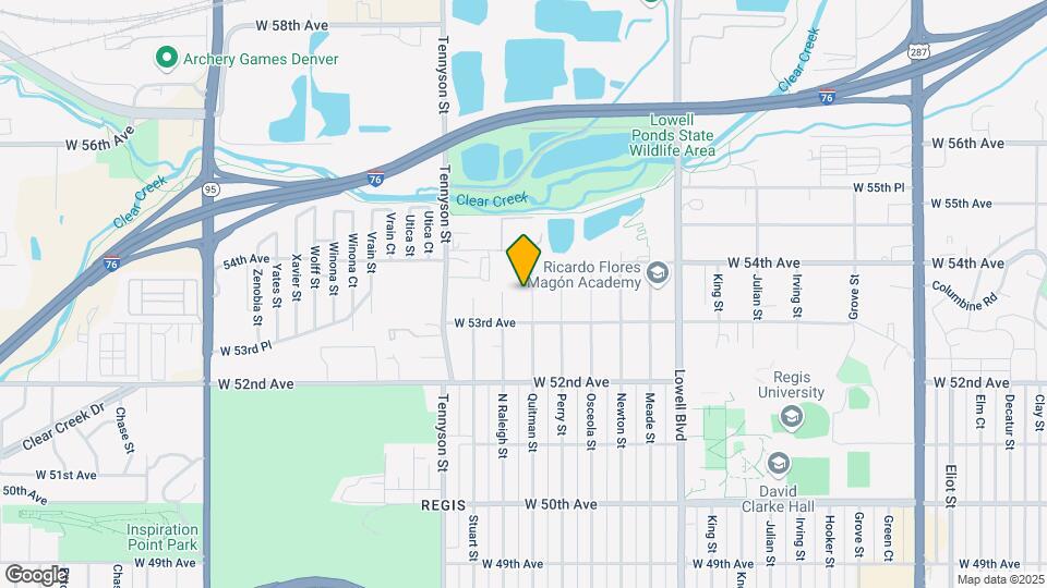 5353 Quitman St Mapa y Detalles de la Ubicación