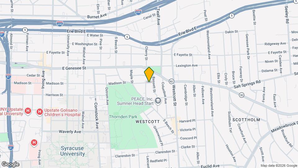 1410 Madison St Map and Location Details
