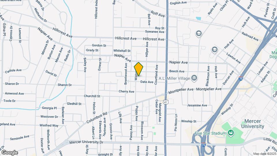 1256 Winton Ave Map and Location Details