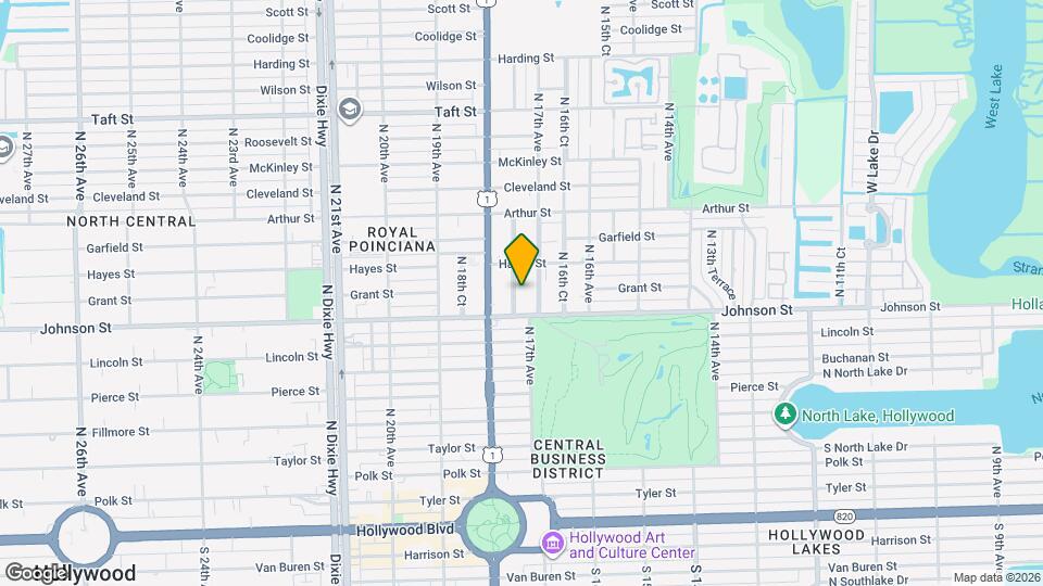 921 N 17th Ct Map and Location Details