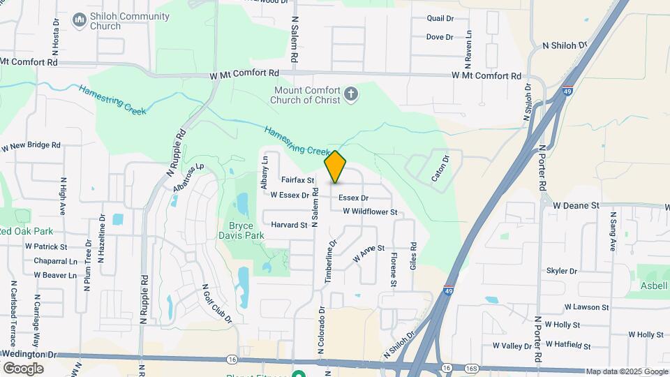 3251 W Woodridge Dr Map and Location Details