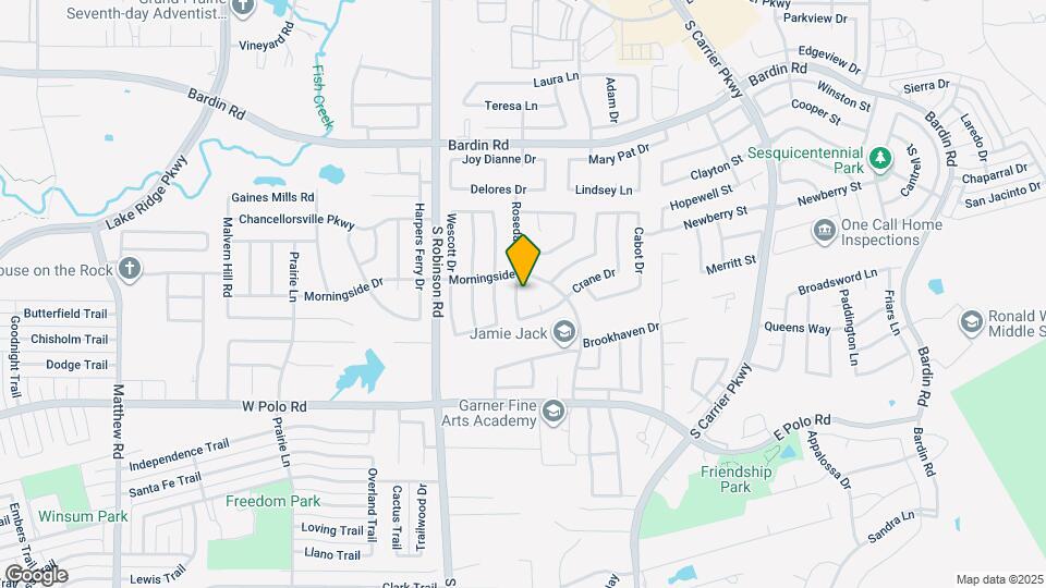 4512 Rosedale Dr Map and Location Details