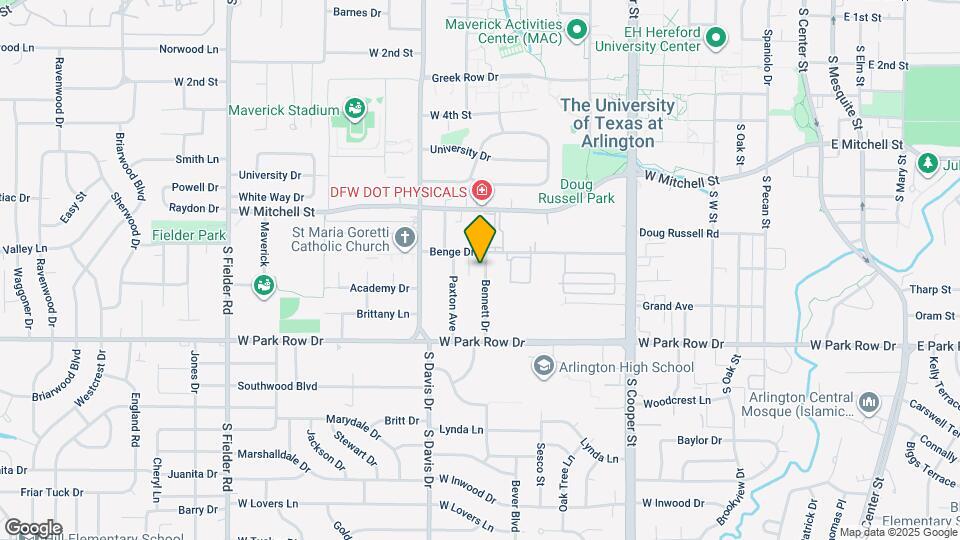 1306 Bennett Dr Map and Location Details