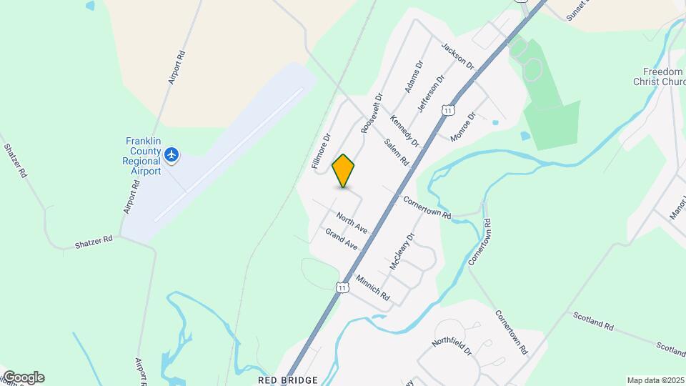 2725 Roosevelt Dr Map and Location Details