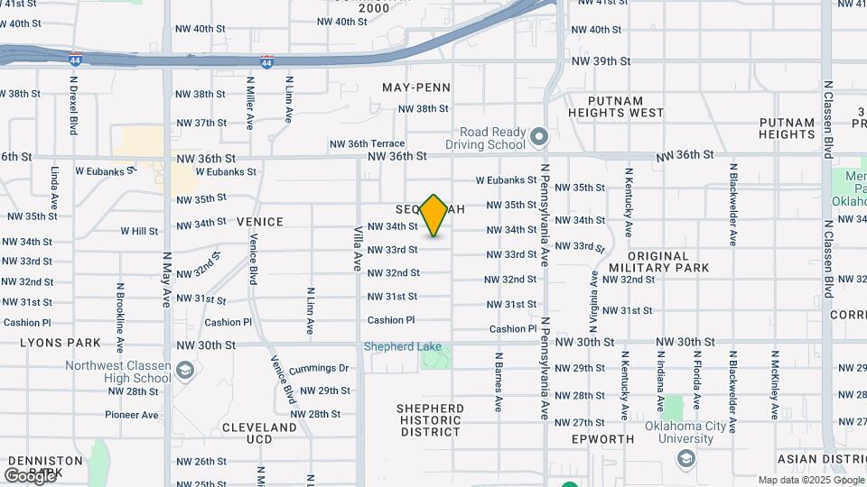2317 NW 33rd St Map and Location Details