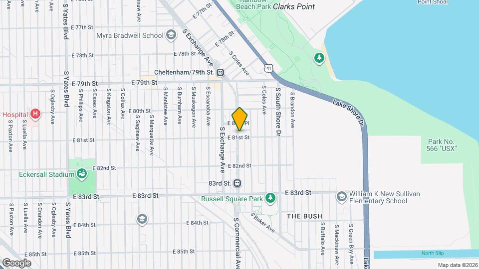 3002 E 81st St Map and Location Details