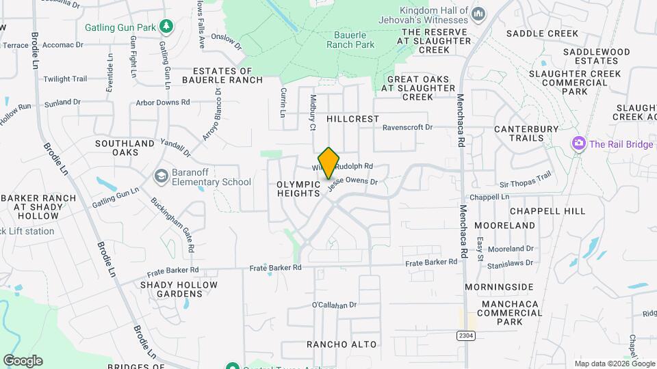 2304 Jesse Owens Dr Map and Location Details