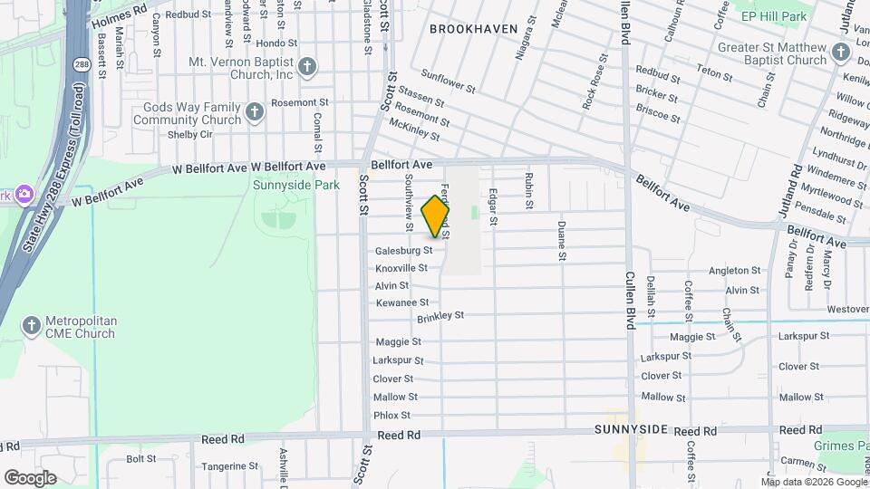 4221 Galesburg St Map and Location Details