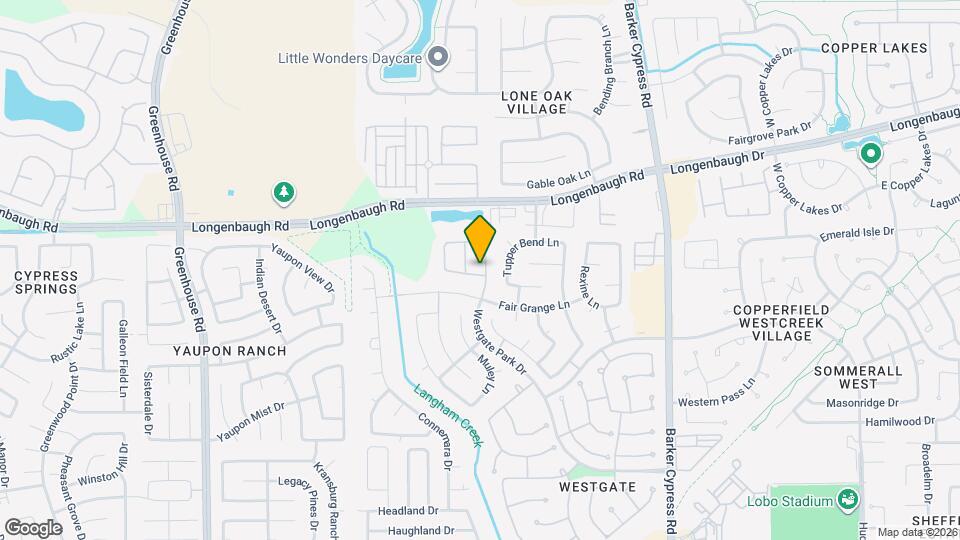 18735 Westgate Park Dr Mapa y Detalles de la Ubicación