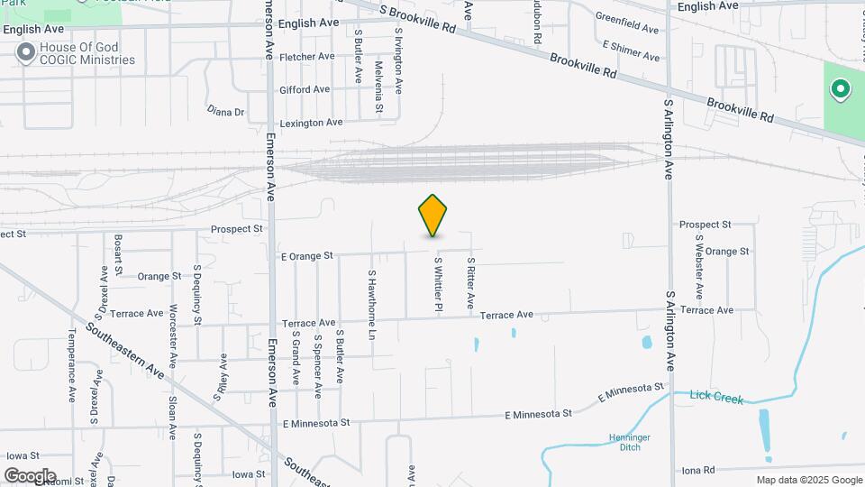 5464 Orange St Map and Location Details