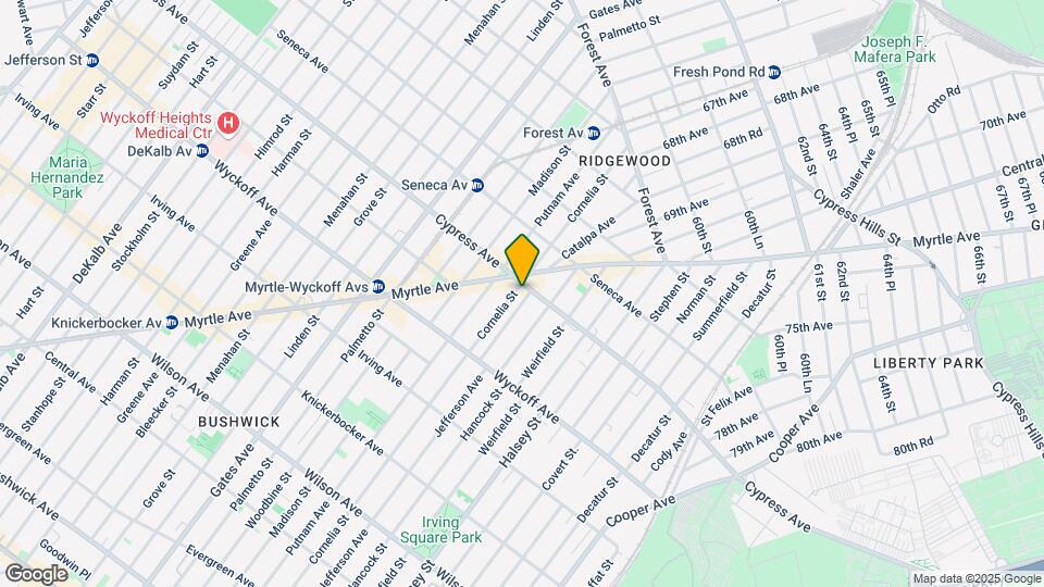 852 Cypress Ave Map and Location Details