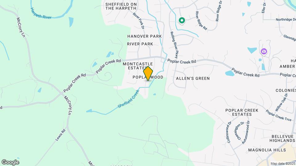 8049 Poplarwood Rd Map and Location Details